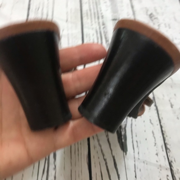 Pesaro Brown Leather Slip-On Sandals 2 - Picture 4 of 16